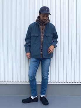 「BAYFLOW(BAYFLOW)」｜「アイテム（ブルゾン）」を使った、NAKAJI_BFさん（メンズ・174cm）の秋コーディネート