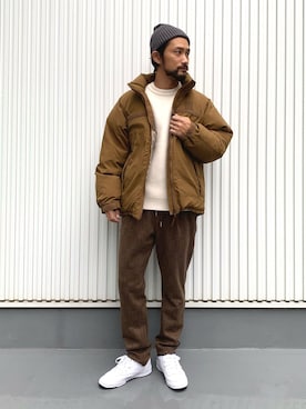 「BAYFLOW(BAYFLOW)」｜「アイテム（ブルゾン）」を使った、NAKAJI_BFさん（メンズ・174cm）の冬コーディネート
