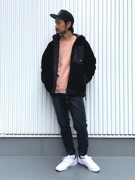 「BAYFLOW(BAYFLOW)」｜「アイテム（ブルゾン）」を使った、NAKAJI_BFさん（メンズ・174cm）の冬コーディネート
