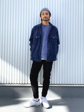 「BAYFLOW(BAYFLOW)」｜「アイテム（ブルゾン）」を使った、NAKAJI_BFさん（メンズ・174cm）の冬コーディネート