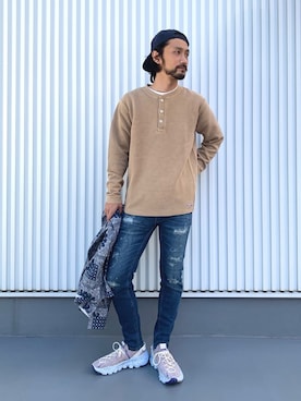 NAKAJI_BFさん（メンズ・174cm）の冬コーディネート