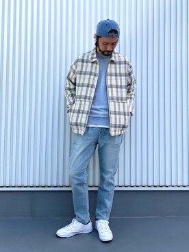 「BAYFLOW(BAYFLOW)」｜「アイテム（ブルゾン）」を使った、NAKAJI_BFさん（メンズ・174cm）の冬コーディネート