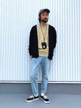 「BAYFLOW(BAYFLOW)」｜「アイテム（財布/小物）」を使った、NAKAJI_BFさん（メンズ・174cm）の春コーディネート
