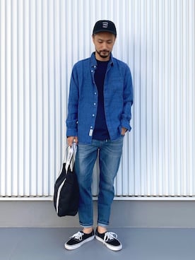NAKAJI_BFさん（メンズ・174cm）の春コーディネート