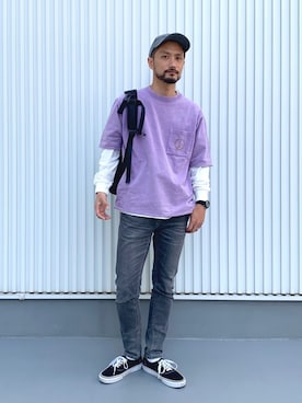 NAKAJI_BFさん（メンズ・174cm）の春コーディネート