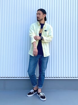 「SEIKO（セイコー）のアイテム」を使った、NAKAJI_BFさん（メンズ・174cm）の春コーディネート