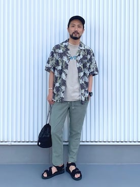 NAKAJI_BFさん（メンズ・174cm）の夏コーディネート