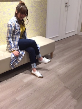 「American Eagle（アメリカンイーグル）のアイテム」を使った、WAイオン京都桂川店さん（レディース・150cm）の春コーディネート