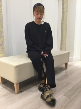 「CONVERSE TOKYO（コンバーストウキョウ）のアイテム」を使った、WAイオン京都桂川店さん（レディース・160cm）の冬コーディネート