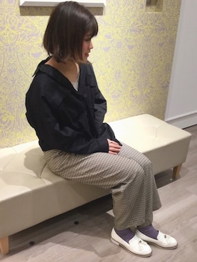 「タッセルシューズ」｜WAイオン京都桂川店さん（レディース・167cm）の春コーディネート