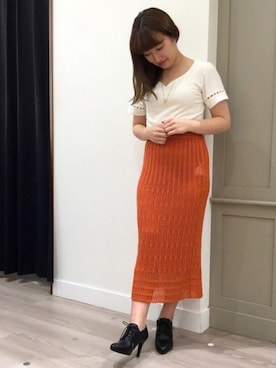 「CECIL McBEE（セシルマクビー）のアイテム」を使った、WAイオン京都桂川店さん（レディース・150cm）の秋コーディネート