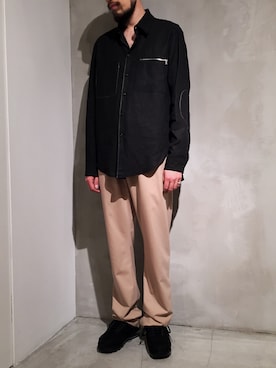 「sunsea」｜河内 啓幸 さん（メンズ・174cm）の春コーディネート
