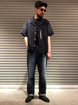 「bukht」｜河内 啓幸 さん（メンズ・174cm）の夏コーディネート