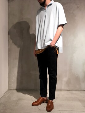 「bukht」｜河内 啓幸 さん（メンズ・174cm）の夏コーディネート
