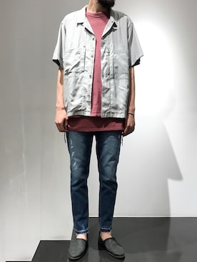 「bukht」｜河内 啓幸 さん（メンズ・174cm）の夏コーディネート
