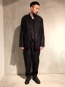「NICHOLAS DALEY（ニコラスデイリー）のアイテム（ジャケット/アウター）」を使った、河内 啓幸 さん（メンズ・174cm）の夏コーディネート
