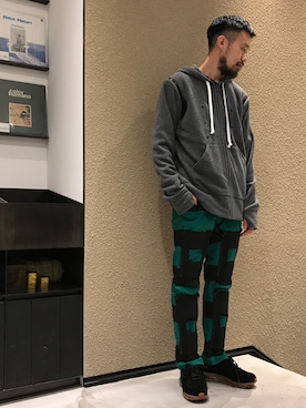 河内 啓幸 さん（メンズ・174cm）の秋コーディネート