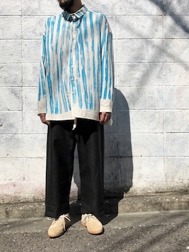 「toogood（トゥーグッド）のアイテム」を使った、河内 啓幸 さん（メンズ・174cm）の春コーディネート