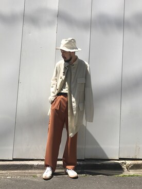 河内 啓幸 さん(メンズ・174cm)の春コーディネート