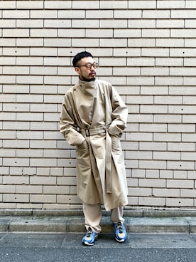 「ESSAY（エッセイ）のアイテム（ジャケット/アウター）」を使った、河内 啓幸 さん（メンズ・174cm）の秋コーディネート