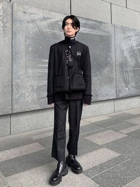 「MM6 Maison Margiela（ｴﾑｴﾑｼｯｸｽ ﾒｿﾞﾝ ﾏﾙｼﾞｪﾗ）のアイテム（トップス）」を使った、kaitoさん（メンズ・176cm）の春コーディネート