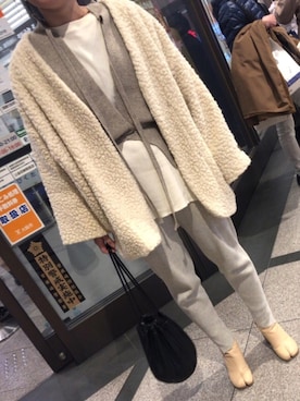 「Littlesuzie」｜「アイテム（シューズ）」を使った、AKNさん（レディース・156cm）の冬コーディネート
