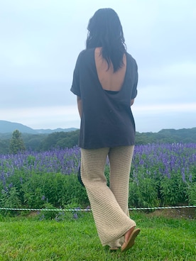 「Littlesuzie」｜「アイテム（バッグ）」を使った、AKNさん（レディース・156cm）の夏コーディネート