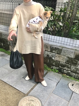 「Littlesuzie」｜「アイテム（バッグ）」を使った、AKNさん（レディース・156cm）の春コーディネート