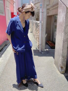 「Furryrate（ファーリーレート）のアイテム（パンツ）」を使った、wasabi227さん（レディース・163cm）の春コーディネート