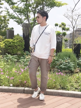 「ノーティードッグ」｜NDさん（メンズ・176cm）の春コーディネート