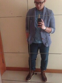 VISVIM | Lt indigo blazer(カバーオール)