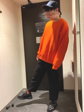 「TOMMY HILFIGER（トミーヒルフィガー）のアイテム（キャップ）」を使った、hokuさん（メンズ・175cm）の秋コーディネート
