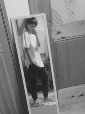 「VANS（バンズ）のアイテム（Tシャツ/カットソー、ホワイト系）」を使った、ゆーだいさん（メンズ・167cm）の夏コーディネート