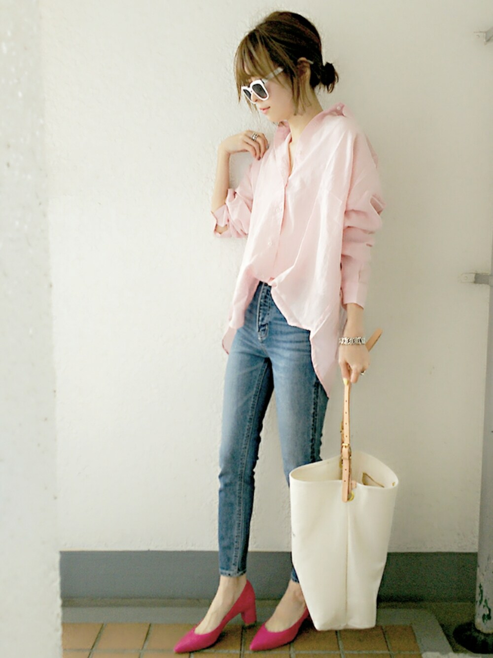 TODAYFUL - TODAYFUL★ガーゼストライプシャツ★ピンク TODAYFUL - TODAYFUL☆ガーゼストライプシャツ☆ピンクの通販 by