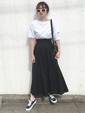 「GREGORY（グレゴリー）のGREGORY/グレゴリー QUICK POCKET S/クイックポケット S（ショルダーバッグ）」を使った、コマさんさん（レディース・154cm）の秋コーディネート