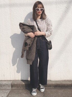 コマさんさん（レディース・154cm）の冬コーディネート
