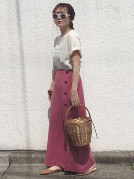 コマさんさん(レディース・154cm)の夏コーディネート