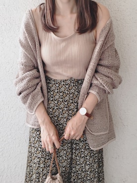 「MASTER&Co（マスターアンドコー）のアイテム（ショルダーバッグ）」を使った、コマさんさん（レディース・154cm）の秋コーディネート