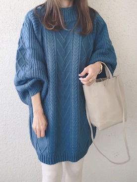 「GRL（グレイル）のアイテム（レギンス/スパッツ）」を使った、コマさんさん（レディース・154cm）の秋コーディネート