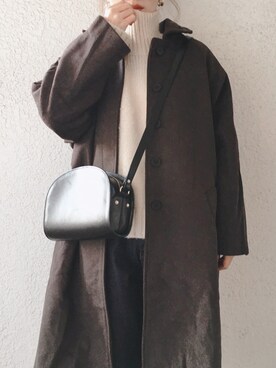 「ANATOMICA（アナトミカ）の【ANATOMICA】618 MARILYN（デニムパンツ）」を使った、コマさんさん（レディース・154cm）の冬コーディネート
