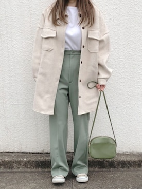 6（ROKU）(ロク)の「＜6(ROKU)＞JERSEY BOOT CUT PANTS/パンツ