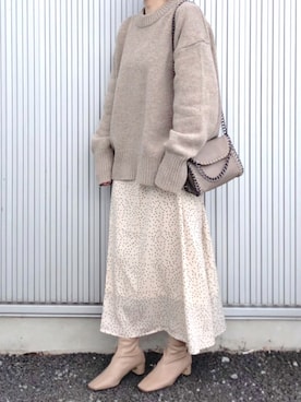 コマさんさん（レディース・154cm）の冬コーディネート