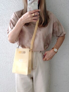 「GRL（グレイル）のアイテム（リング）」を使った、コマさんさん（レディース・154cm）の夏コーディネート