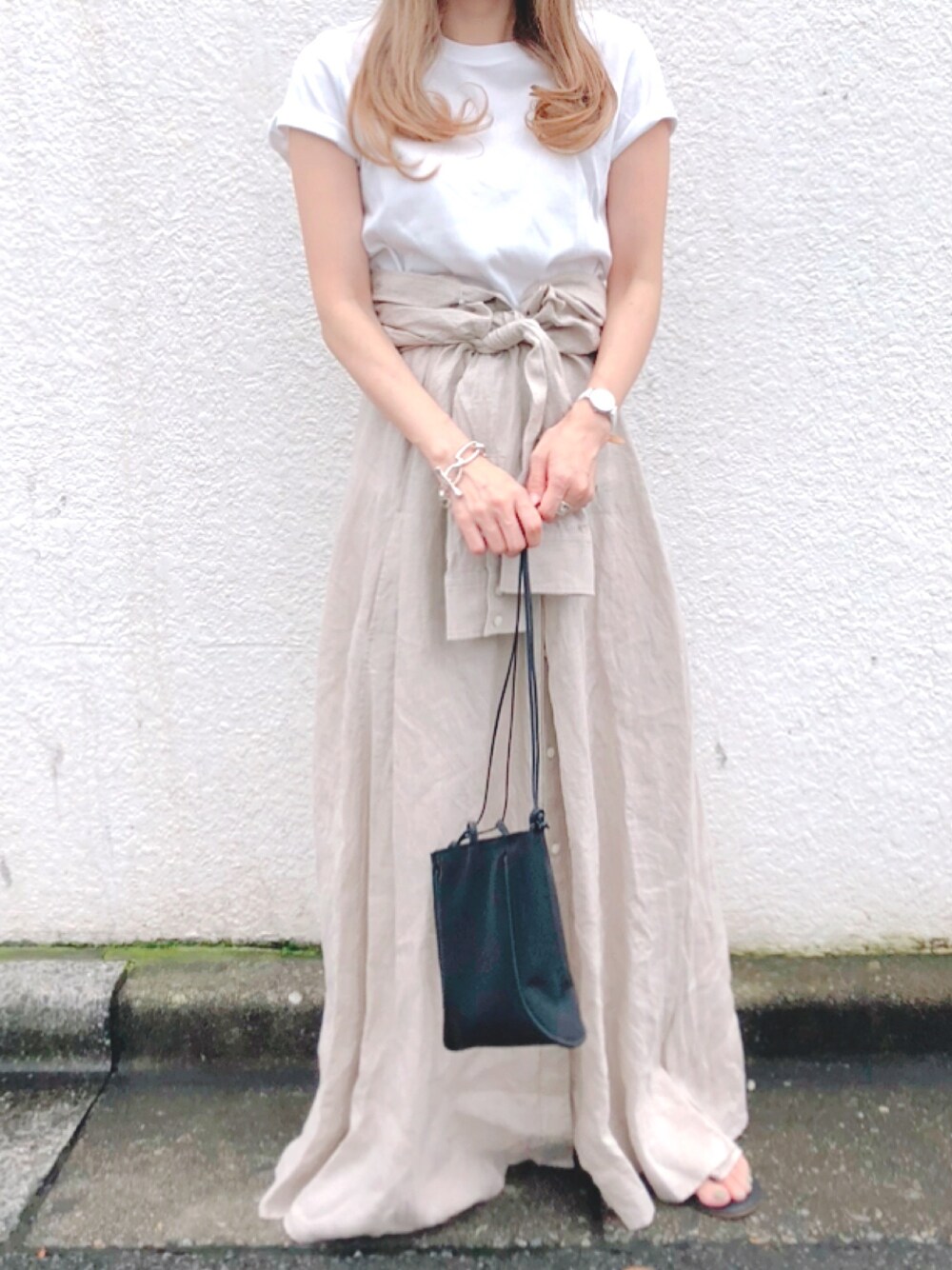 plage Flared Shirt ドレス ベージュ Plage Flared Shirt ドレス