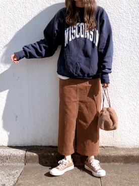 コマさんさん(レディース・154cm)の秋コーディネート