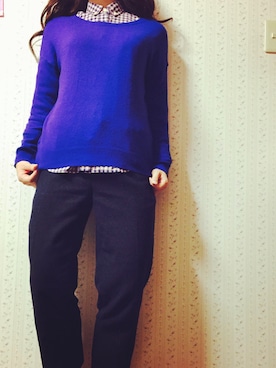 「ACHIEVERS（アチーバー）のアイテム」を使った、かこたそさん（レディース・156cm）の秋コーディネート