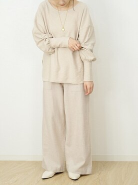 ANDJさん（レディース・165cm）の春コーディネート