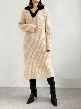 ANDJさん(レディース・165cm)の冬コーディネート