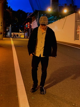 「RAGEBLUE（レイジブルー）のアイテム（キャップ、その他）」を使った、 🌟  Wa-Ni  🌟さん（メンズ・165cm）の春コーディネート