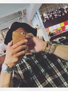 「Undercoverism（アンダーカバイズム）のアイテム（帽子）」を使った、ryosaiさん（メンズ・176cm）の夏コーディネート